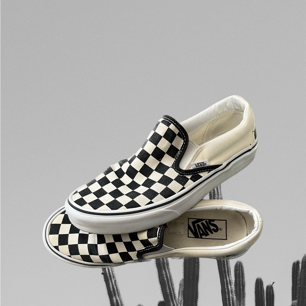 Vans Checkerboard Slip-On Sneakers